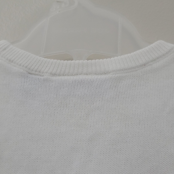 THE Children’s Place sweater for  girls ivory or cream and pink size 3T - Picture 7 of 7